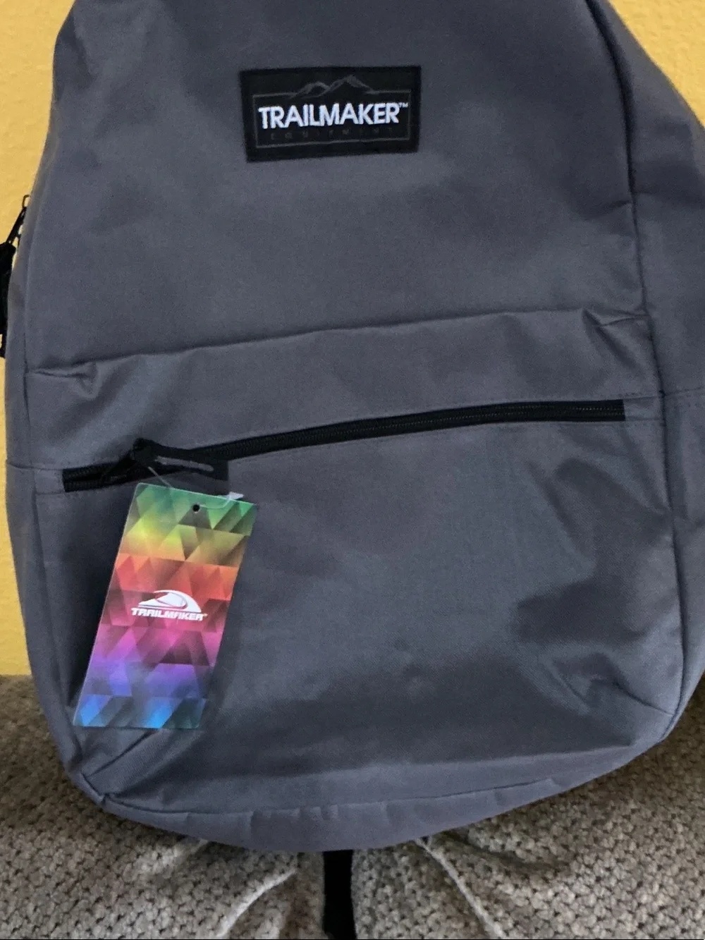 Men’s Gray Backpack - Everyday Carry nwt trailmaker gray and blue